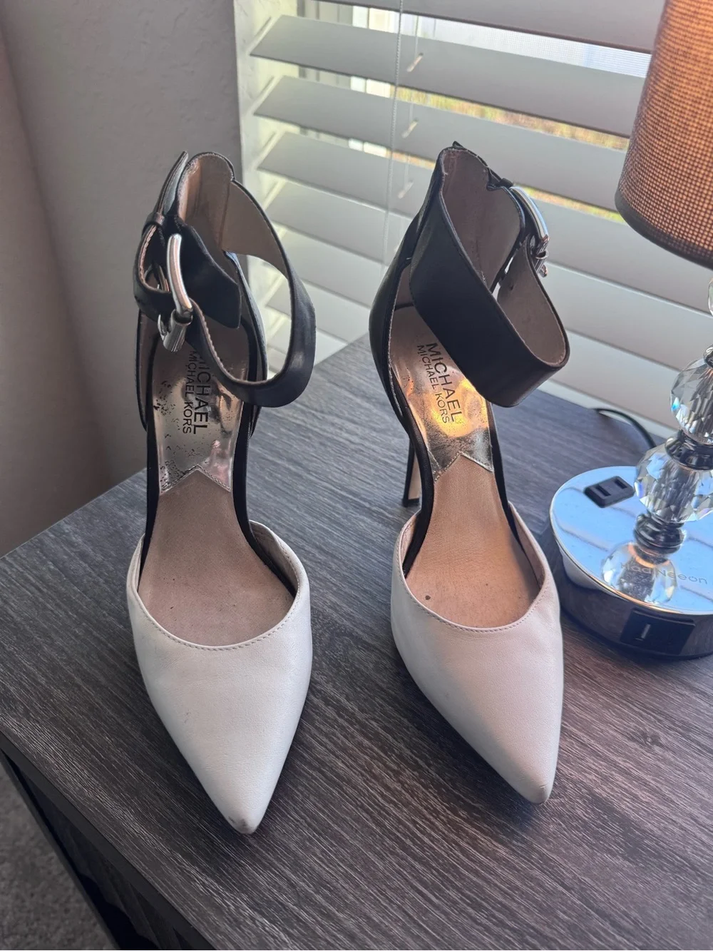 Michael Kors ankle strap pumps